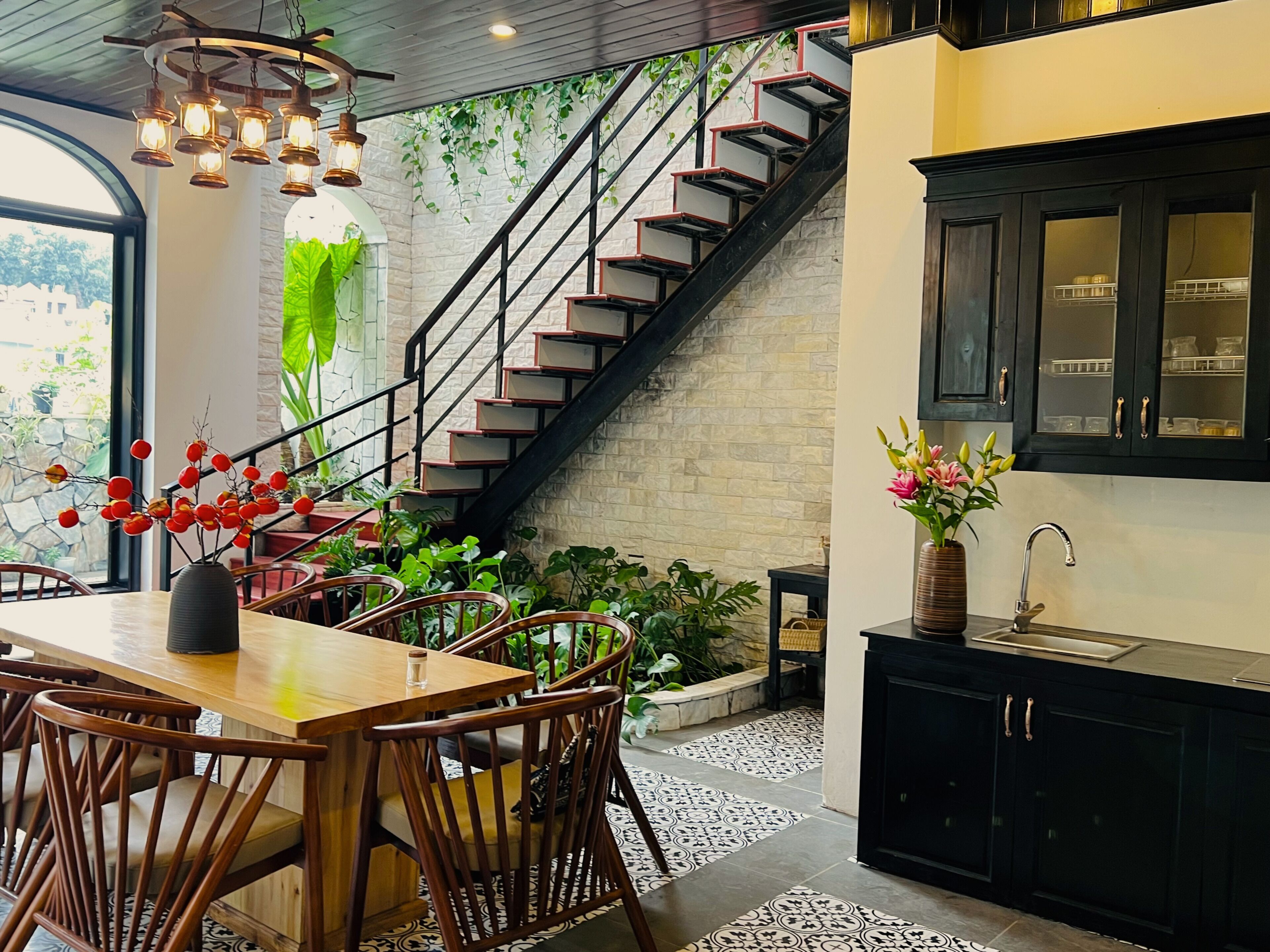 Deluxe villa | Privékeuken | Een koelkast