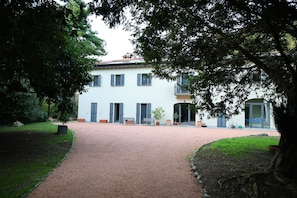 Overnatningsstedets facade