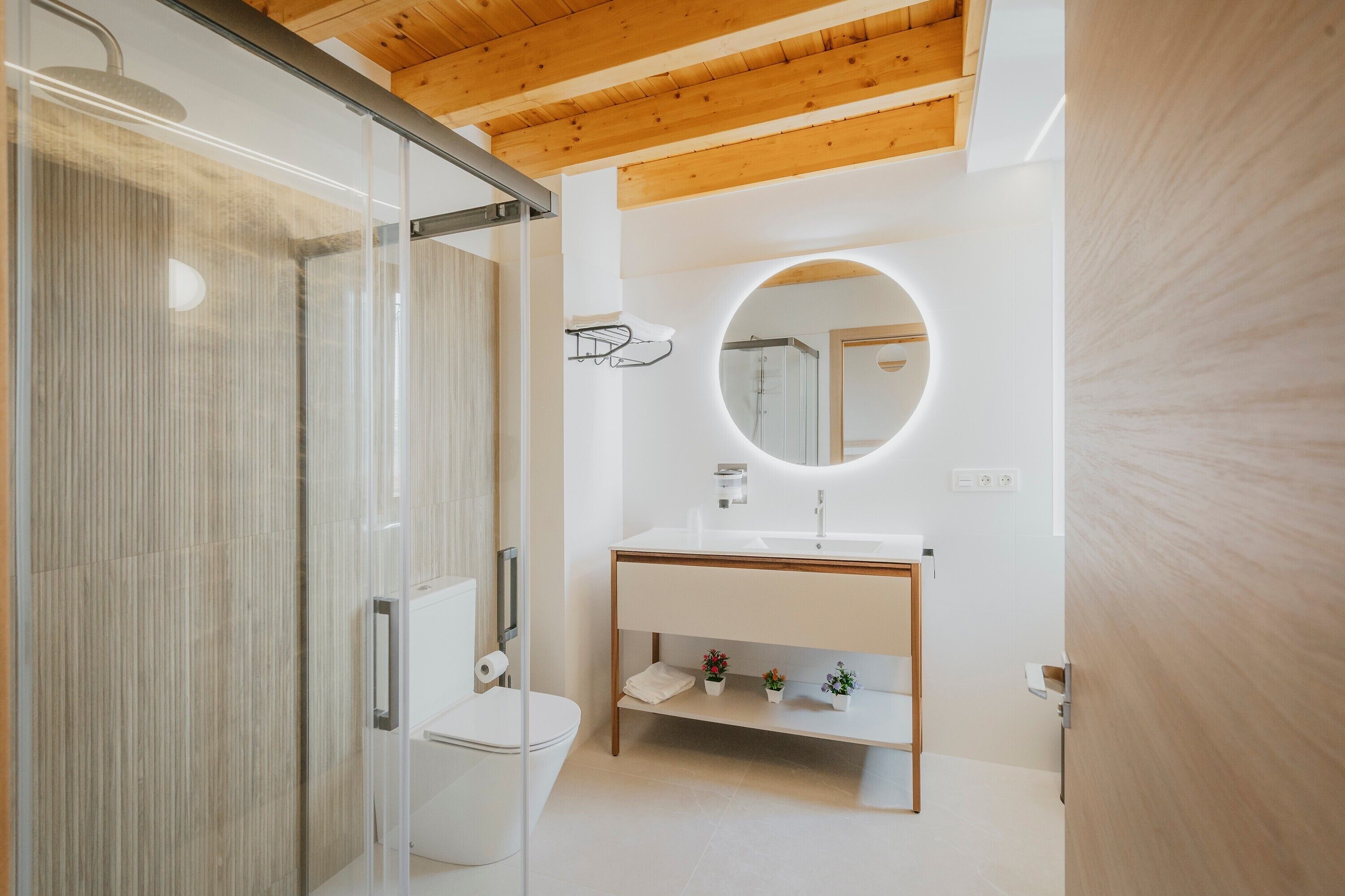 Een douche, een haardroger