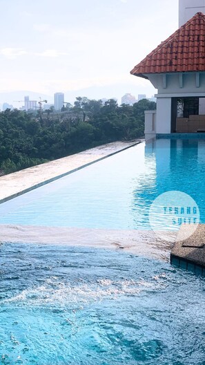 Appartement, 1 chambre, vue jardin | Piscine