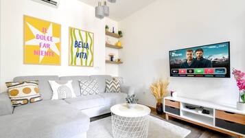 Smart-tv en een kantoor