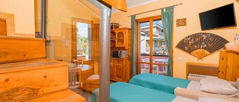 1 غرفة نوم ومكواة/لوح كي