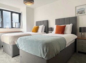 3 bedrooms, iron/ironing board, travel cot, WiFi