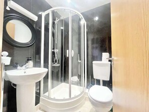 Shower, hair dryer