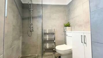 Shower, hair dryer