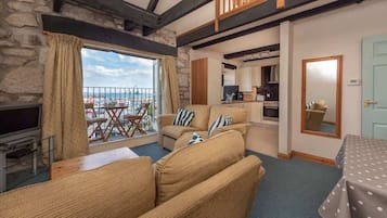 Een televisie en een dvd-speler