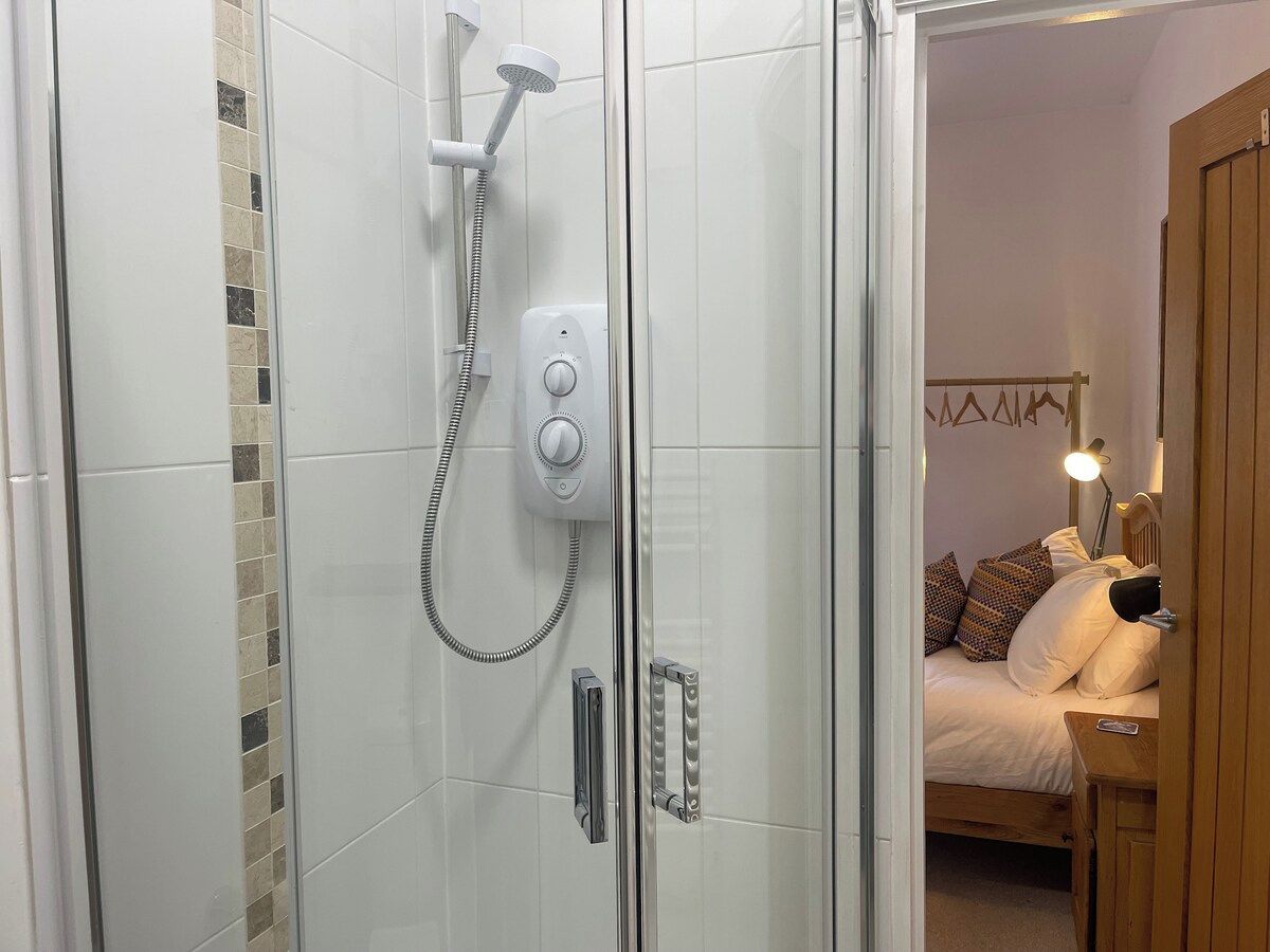 Shower, hair dryer