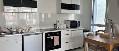 Microwave, oven, stovetop