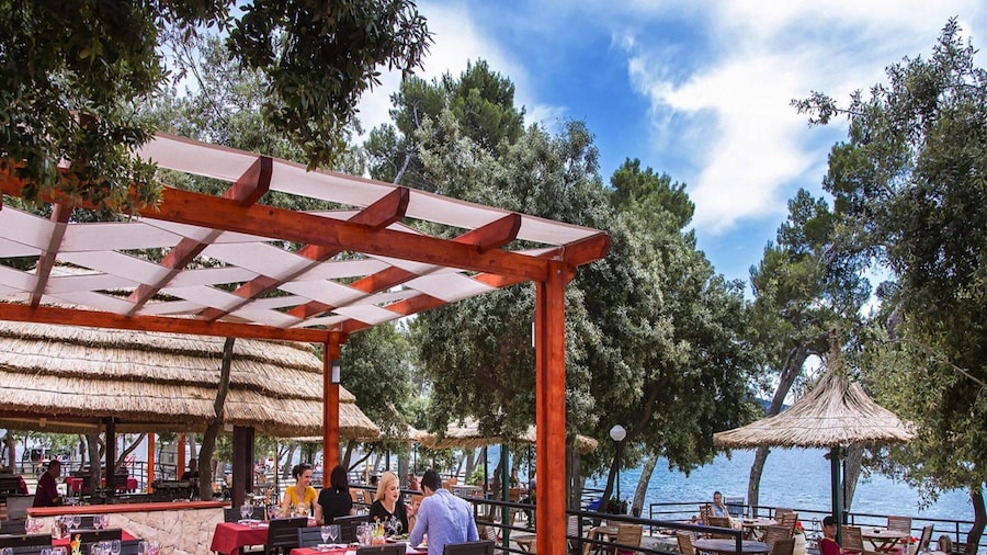 Mobile Homes in Camp Soline at Biograd, With Sand