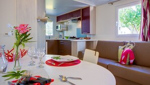 Mobile Home | Living room - Sea Stay for Six in Vias Plage (Vias)