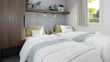 2 habitaciones y muebles diferentes