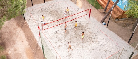 Maison mobile | Terrain de sport