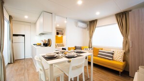 Mobile Home | Living room - Mobile Home Pag Near Pebble Beach & Pools (Novalja)