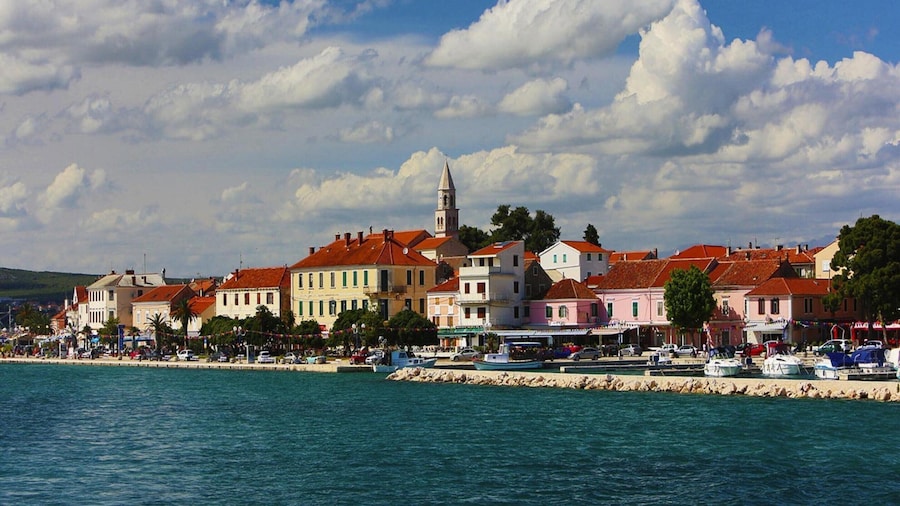 Mobile Homes in Camp Soline at Biograd