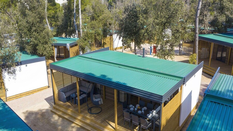 Mobile Homes in Camp Soline at Biograd