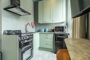 Luxury Apartment, Air conditioning, City View | Private kitchen