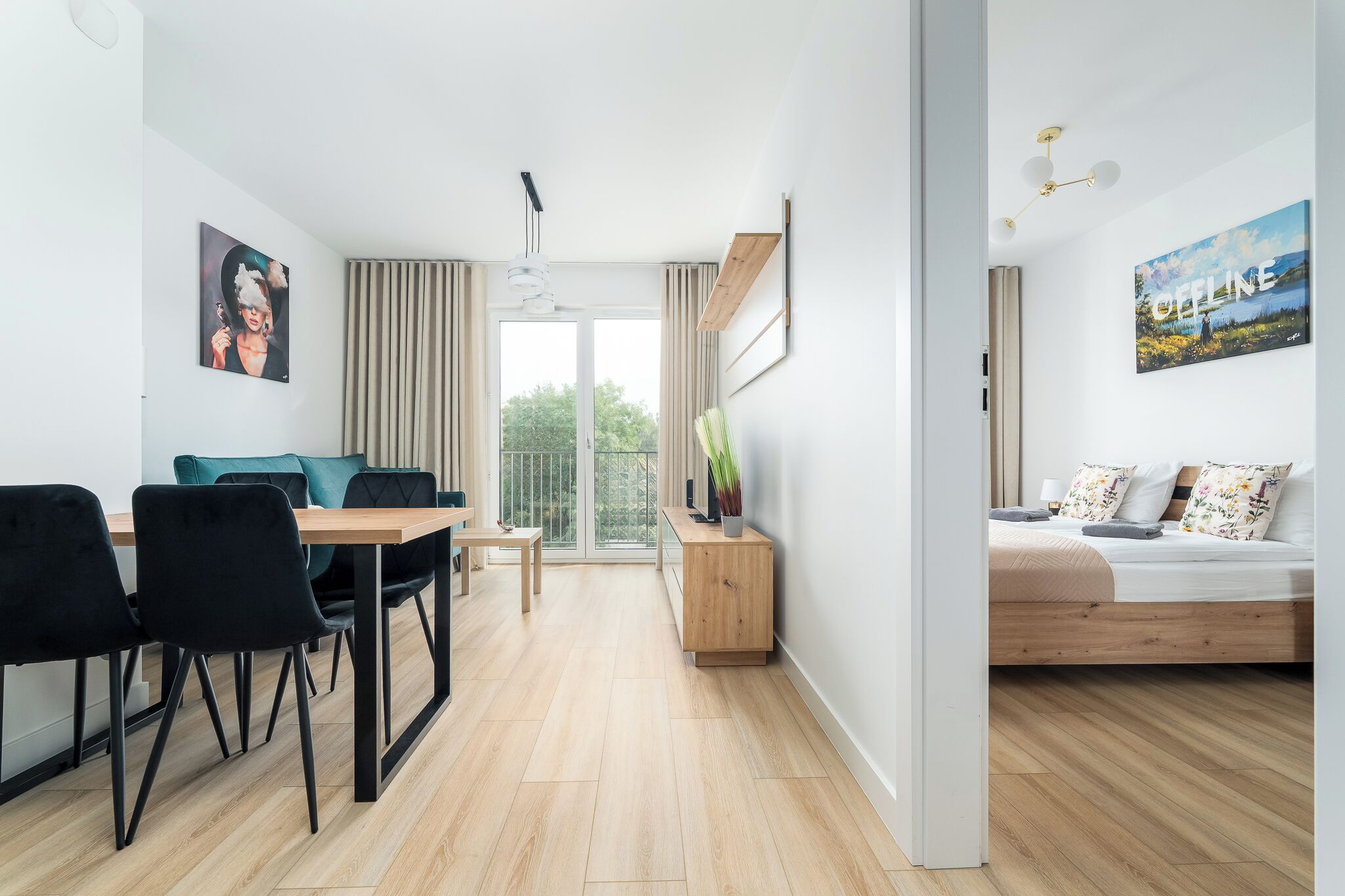 Apartemen Standar, balkon, pemandangan halaman | Setrika/meja setrika dan tempat tidur bayi (biaya tambahan)