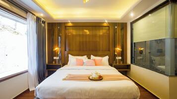 อพาร์ทเมนท์, เตียงคิงไซส์ 1 เตียง, ระเบียง, วิวภูเขา | เตารีด/โต๊ะรีดผ้า, Wi-Fi ฟรี