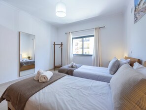 2 bedrooms, iron/ironing board, travel crib, WiFi