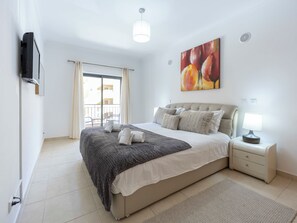 2 bedrooms, iron/ironing board, travel crib, WiFi