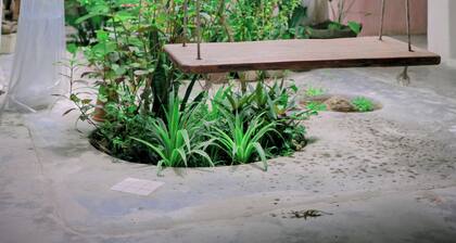 Anhien Hue homestay - A dreamy pink house nestled within a natural garden