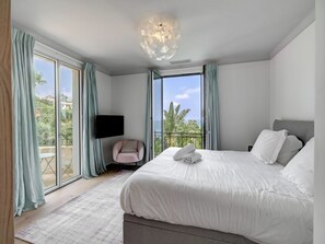 6 bedrooms, desk, iron/ironing board, WiFi - Immogroom - Villa - Infinity Pool  - Sea view - AC (Vallauris)