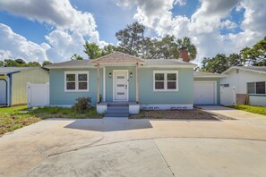 House (3 Bedrooms) | Interior - Private Hot Tub & Fenced Yard: Sleek Gulfport Home (Gulfport)