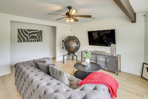 House (5 Bedrooms) | Interior - Patio, Fire Pit & Hillside Views: Agua Dulce Home (Santa Clarita)