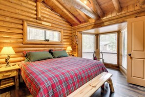 House (2 Bedrooms) | Interior - Near Fishing & Hiking: Pinetop Log Cabin w/ Deck! (Pinetop)