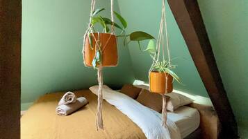 1 chambre, fer et planche Ă repasser, Wi-Fi, draps fournis