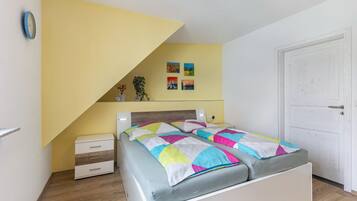 1 chambre, fer et planche Ă repasser, Wi-Fi, draps fournis