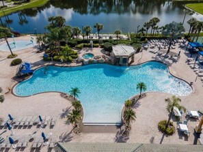 House, 6 Bedrooms | Pool - Spacious Vacation Home, No Rear Neighbors! Close To Clubhouse,bbq, Resort Community 6 Bedroom Home (Kissimmee)