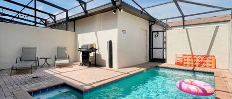 Maison mitoyenne, 4 chambres | Piscine