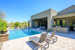 Ferienhaus, 4 Schlafzimmer | Pool | Beheizter Pool