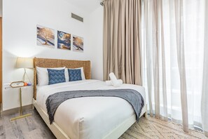 2 slaapkamers, een kluis op de kamer, een strijkplank/strijkijzer