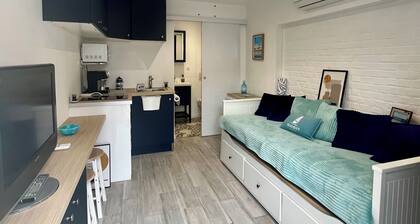 Self-contained studio in the countryside 15 minutes from Lille Small terrace