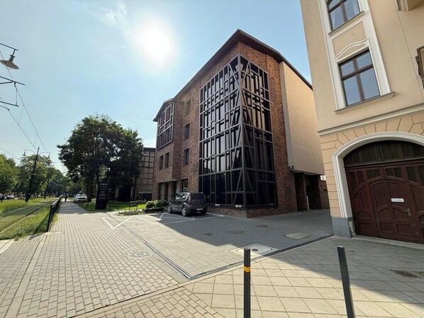 Majoituspaikan julkisivu