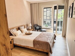 Huoneisto, parveke, kaupunkinäköala | Äänieristys, ilmainen Wi-Fi