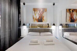 1 habitación, tabla de planchar con plancha, wifi y ropa de cama 