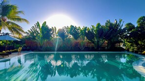 Outdoor pool - VILLA SCALINA, a luxurious, spacious 7-bedroom en-suite villa with AC, Calodyne (Calodyne)
