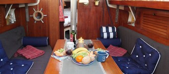 You will always remember your night on this romantic 51 y.o. sailboat S/Y Dione.