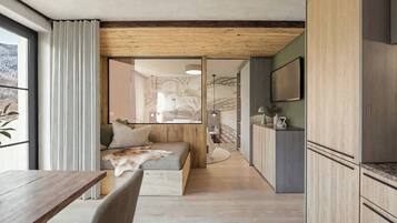 Caja de seguridad en la habitación, cunas y wifi gratis