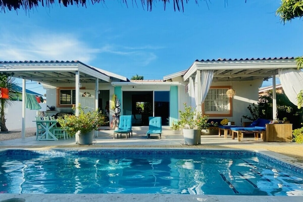 View from under the palapa