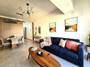 Living area - Downtown apartment in Naco (Santo Domingo)