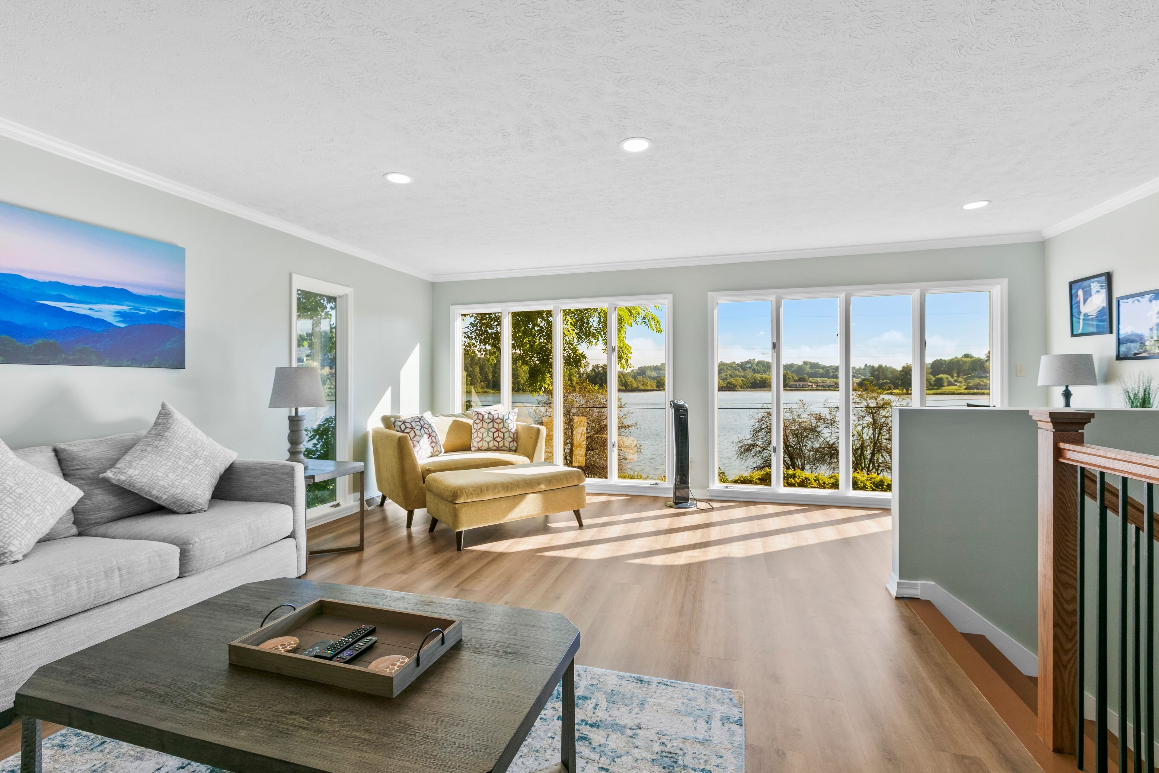 电视、壁炉、书