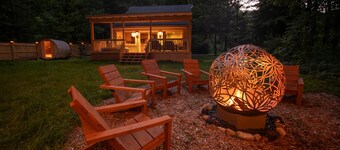 Streamside | Nature-Lux w/ Hot Tub, Sauna, Firepit, Game Area, Beautiful Setting