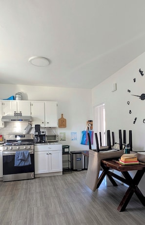 Microwave, oven, stovetop