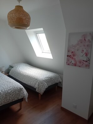 2 chambres, Wi-Fi gratuit, draps fournis