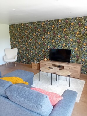 Smart-tv och böcker