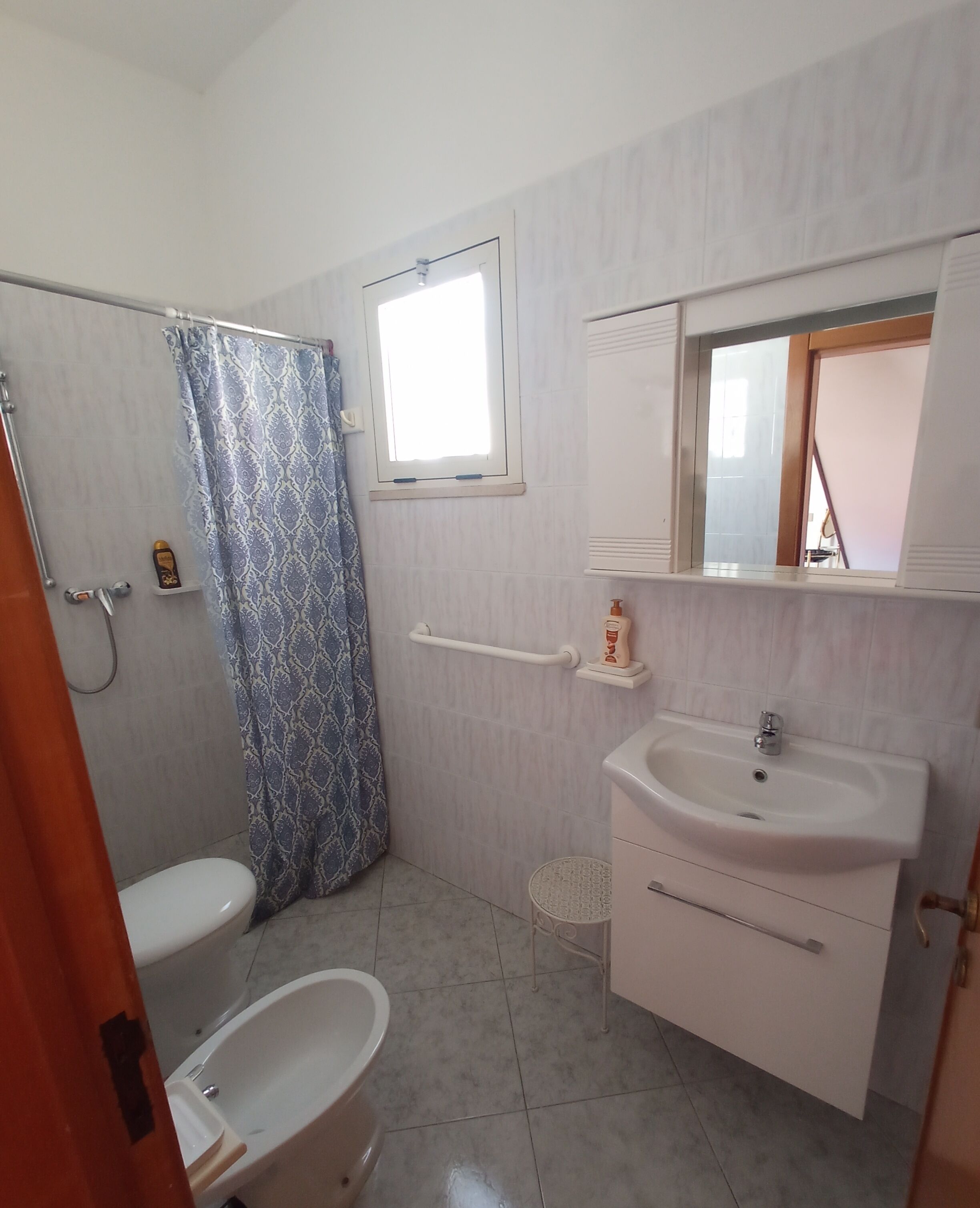 Dusche, Haartrockner, Bidet, Handtücher